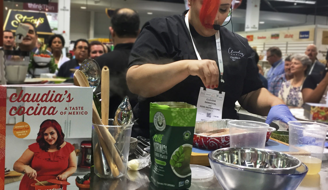 Chef Claudia Sandoval of MasterChefs wins KeHE CareTrade Celebrity Chef Showdown at Natural Products Expo West 2017
