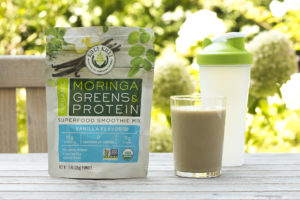 Kuli Kuli Organic Moringa Greens & Protein Superfood Smoothie Mix, Vanilla