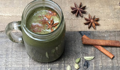 Moringa Vanilla Spice Latte